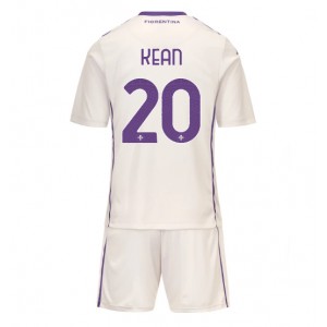 Fotbalové Dres Fiorentina Moise Kean #20 Dětské Venkovní Oblečení 2025-26 Krátký Rukáv (+ trenýrky)